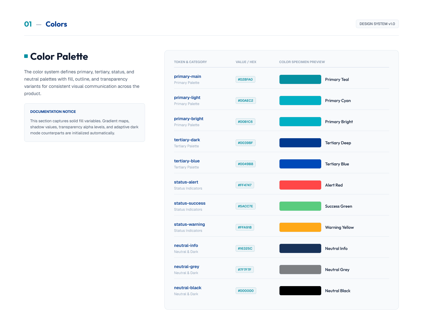 Crowley Maritime design system — Colors