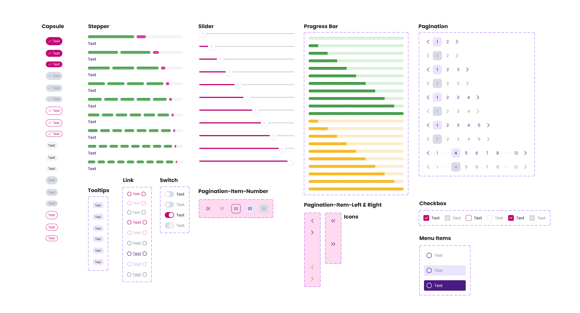 Rapipay design system — Components