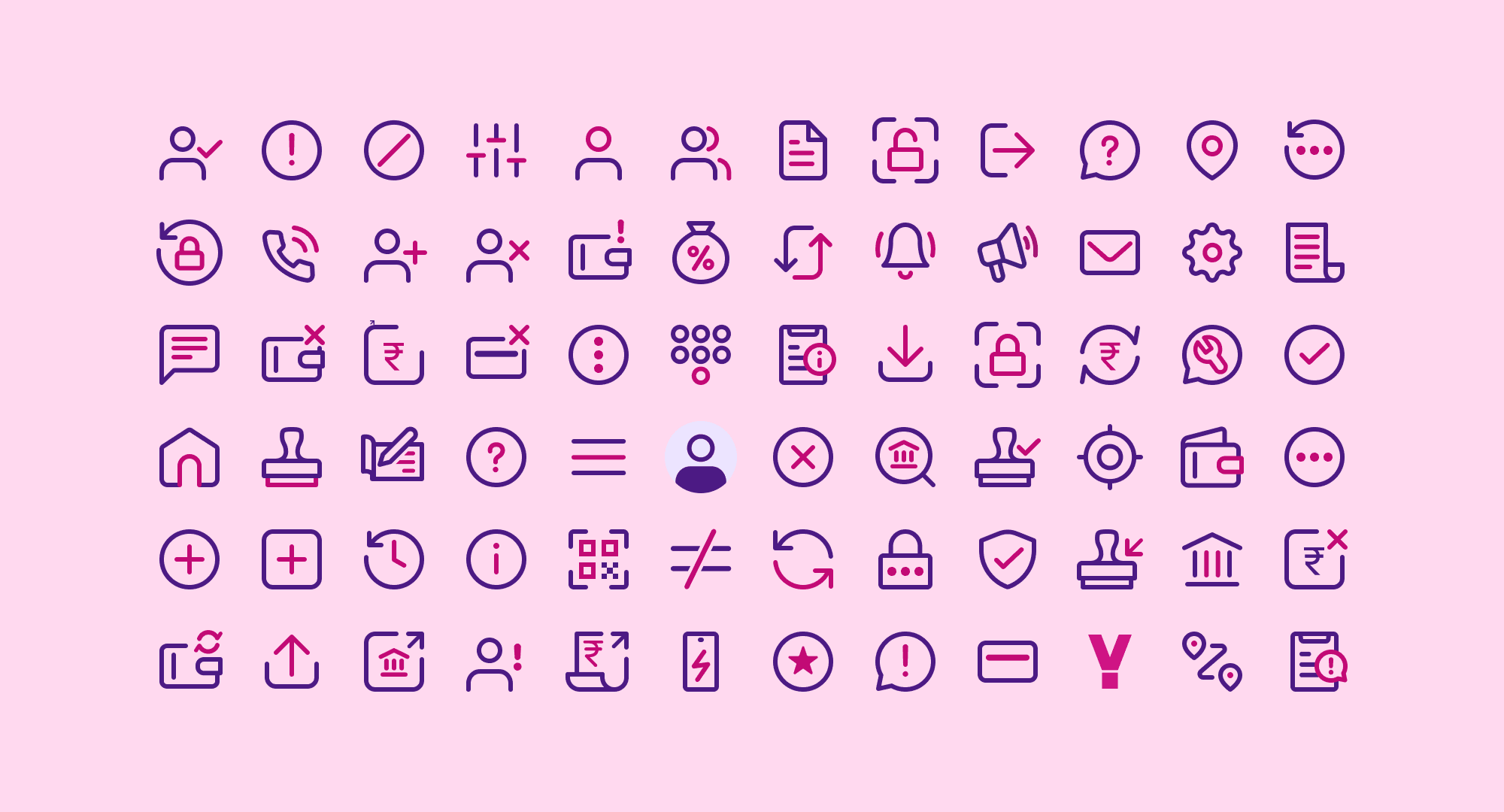 Rapipay design system — Iconography